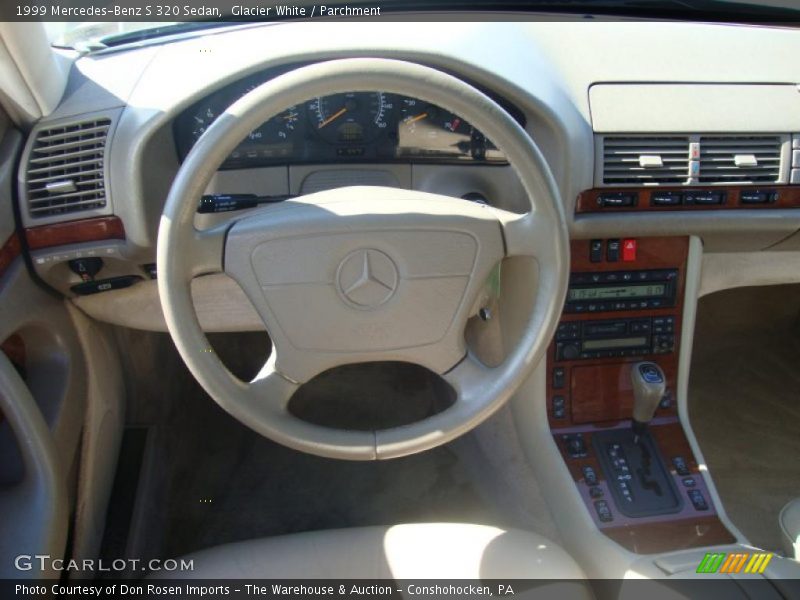 Glacier White / Parchment 1999 Mercedes-Benz S 320 Sedan