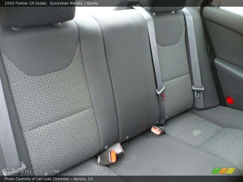 Quicksilver Metallic / Ebony 2009 Pontiac G6 Sedan