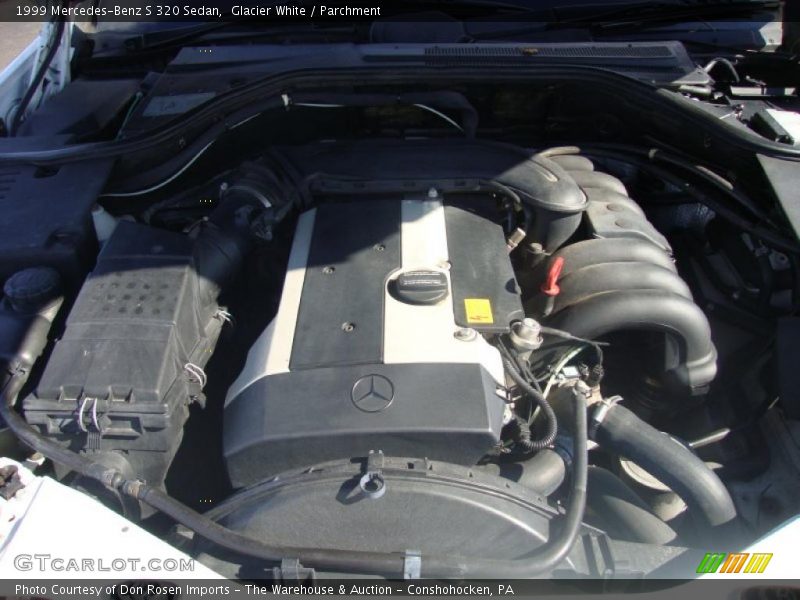 Glacier White / Parchment 1999 Mercedes-Benz S 320 Sedan