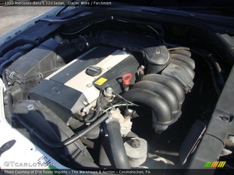 Glacier White / Parchment 1999 Mercedes-Benz S 320 Sedan