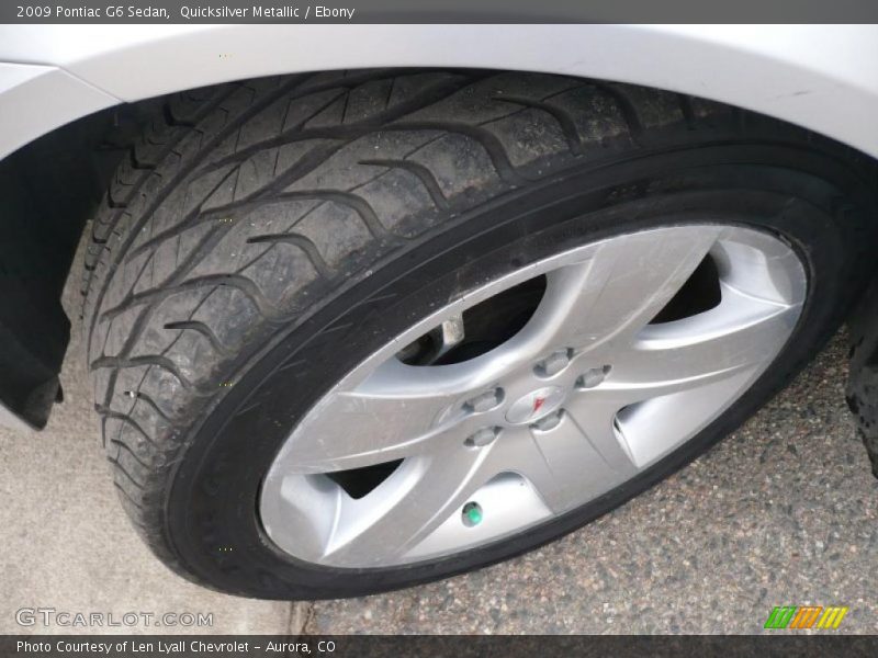 Quicksilver Metallic / Ebony 2009 Pontiac G6 Sedan