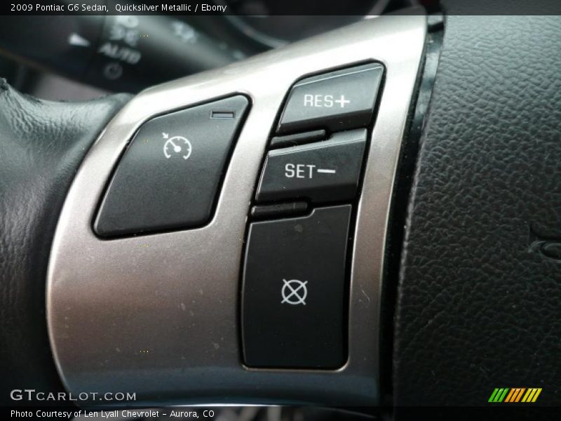 Quicksilver Metallic / Ebony 2009 Pontiac G6 Sedan