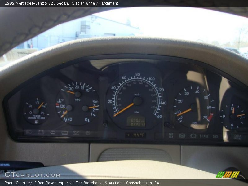 Glacier White / Parchment 1999 Mercedes-Benz S 320 Sedan