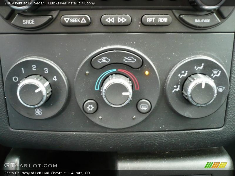 Quicksilver Metallic / Ebony 2009 Pontiac G6 Sedan