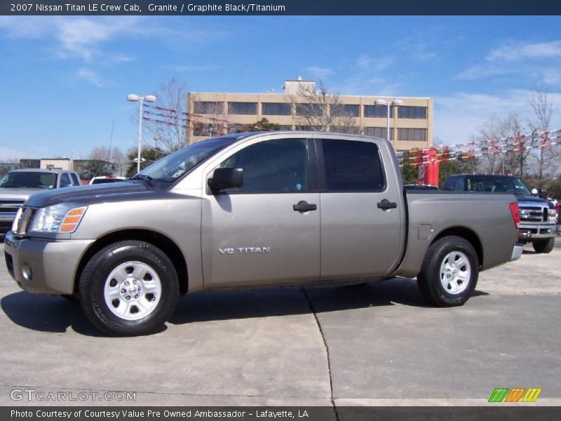 Granite / Graphite Black/Titanium 2007 Nissan Titan LE Crew Cab