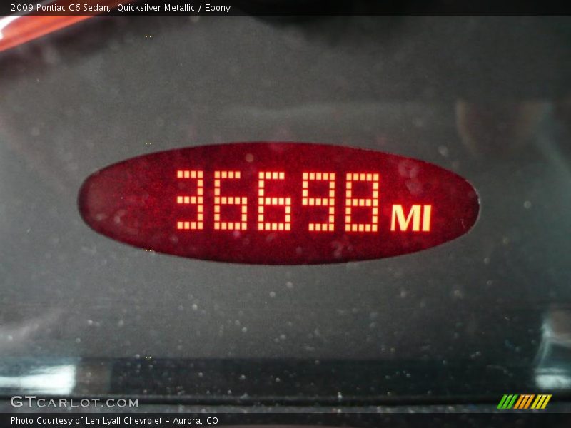 Quicksilver Metallic / Ebony 2009 Pontiac G6 Sedan