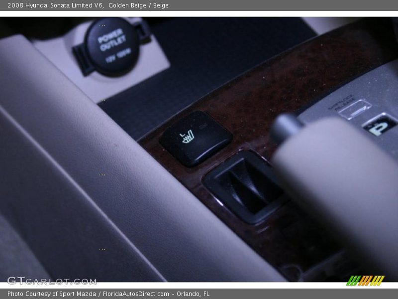 Golden Beige / Beige 2008 Hyundai Sonata Limited V6