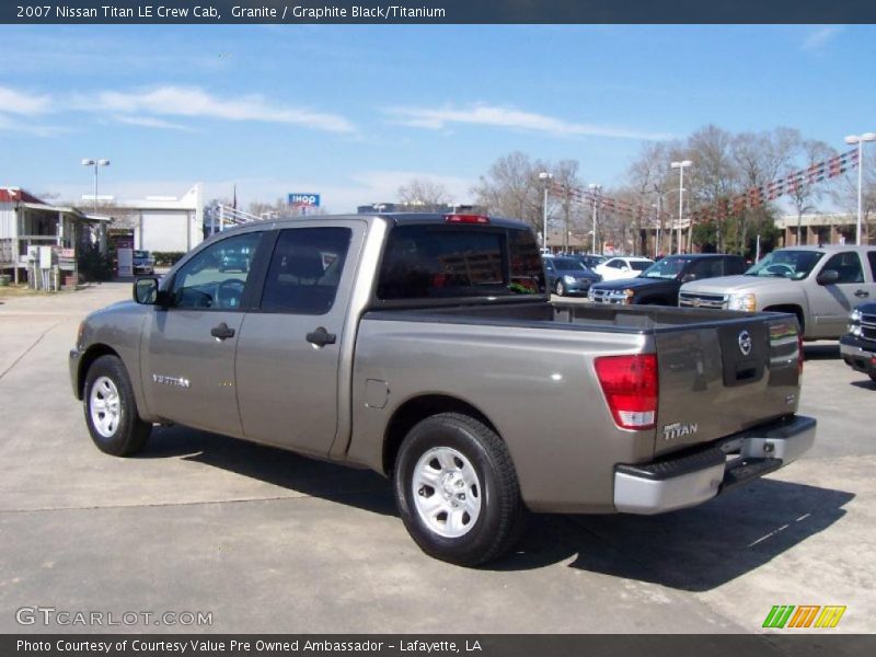 Granite / Graphite Black/Titanium 2007 Nissan Titan LE Crew Cab