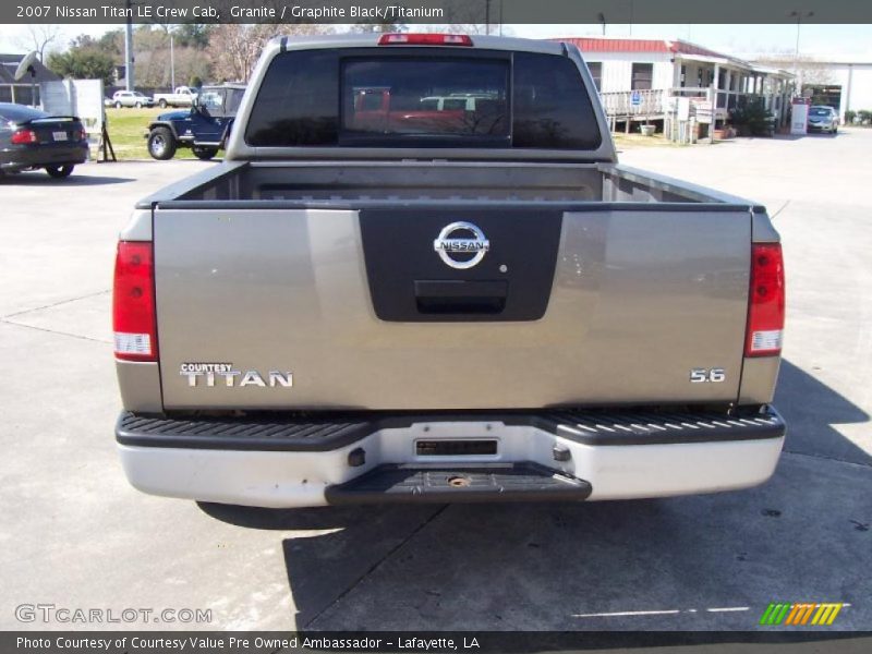 Granite / Graphite Black/Titanium 2007 Nissan Titan LE Crew Cab