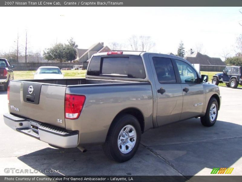 Granite / Graphite Black/Titanium 2007 Nissan Titan LE Crew Cab