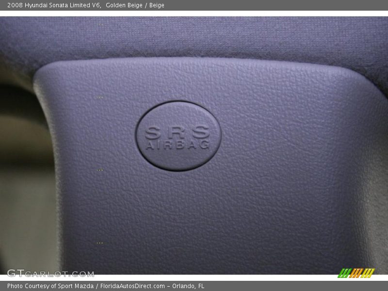 Golden Beige / Beige 2008 Hyundai Sonata Limited V6