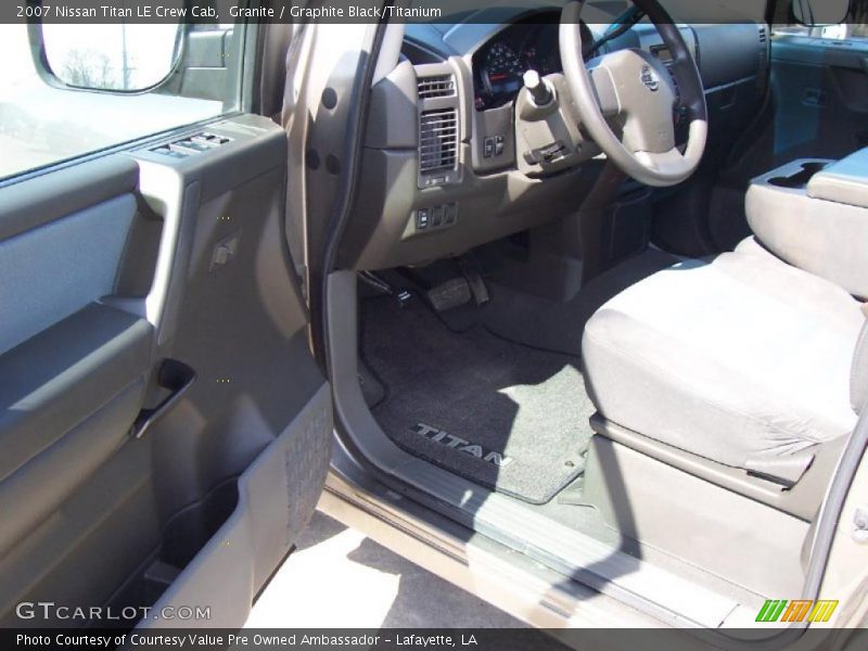 Granite / Graphite Black/Titanium 2007 Nissan Titan LE Crew Cab