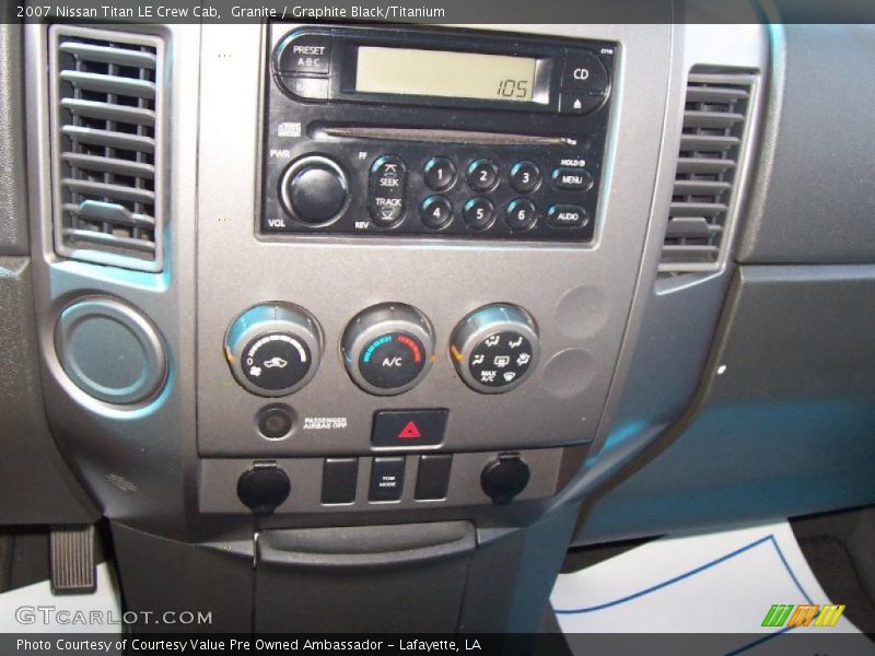 Granite / Graphite Black/Titanium 2007 Nissan Titan LE Crew Cab