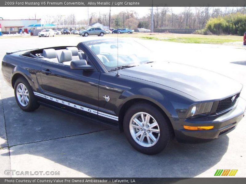 Alloy Metallic / Light Graphite 2009 Ford Mustang V6 Premium Convertible