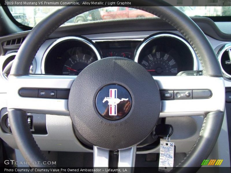 Alloy Metallic / Light Graphite 2009 Ford Mustang V6 Premium Convertible