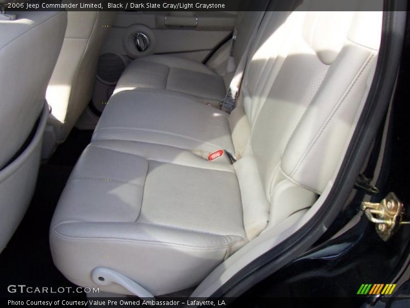 Black / Dark Slate Gray/Light Graystone 2006 Jeep Commander Limited