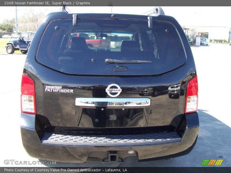 Super Black / Graphite 2008 Nissan Pathfinder SE