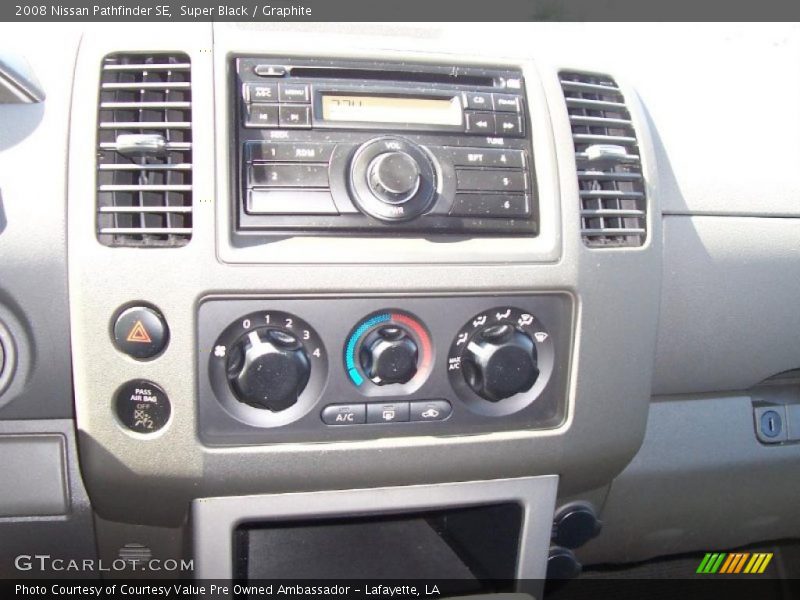 Super Black / Graphite 2008 Nissan Pathfinder SE