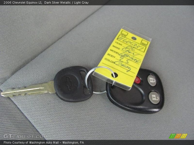 Dark Silver Metallic / Light Gray 2006 Chevrolet Equinox LS