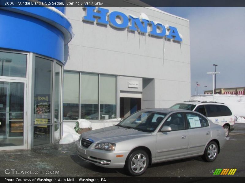 Sterling Silver / Gray 2006 Hyundai Elantra GLS Sedan
