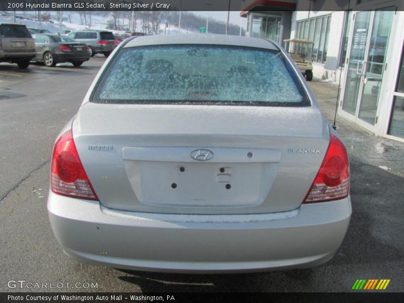 Sterling Silver / Gray 2006 Hyundai Elantra GLS Sedan