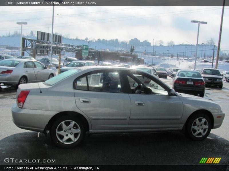 Sterling Silver / Gray 2006 Hyundai Elantra GLS Sedan