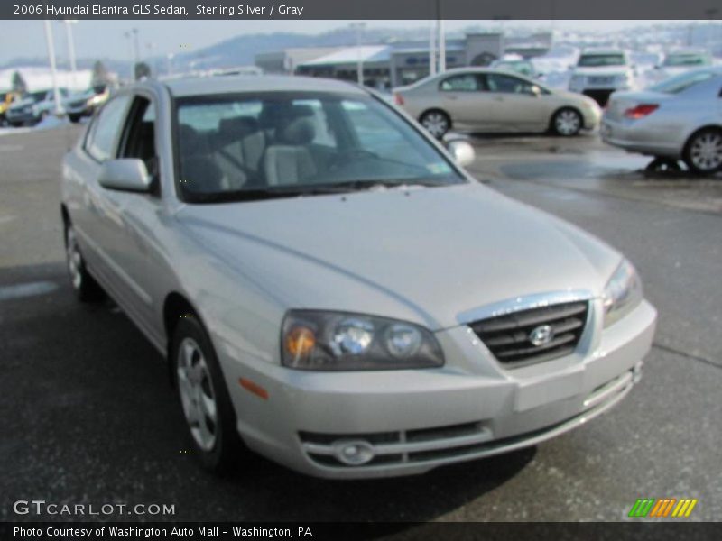 Sterling Silver / Gray 2006 Hyundai Elantra GLS Sedan