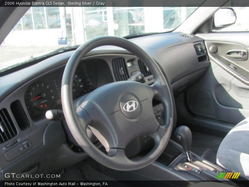 Sterling Silver / Gray 2006 Hyundai Elantra GLS Sedan