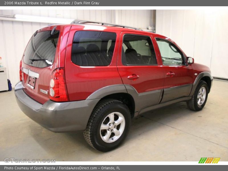 Redfire Metallic / Dark Flint Gray 2006 Mazda Tribute s