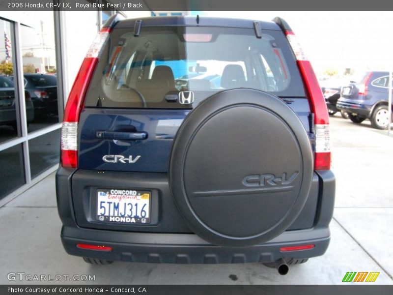 Royal Blue Pearl / Black 2006 Honda CR-V LX