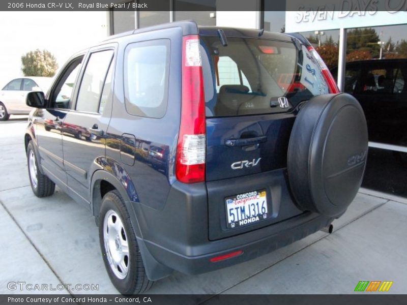 Royal Blue Pearl / Black 2006 Honda CR-V LX