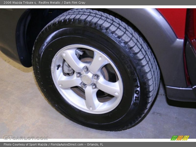 Redfire Metallic / Dark Flint Gray 2006 Mazda Tribute s