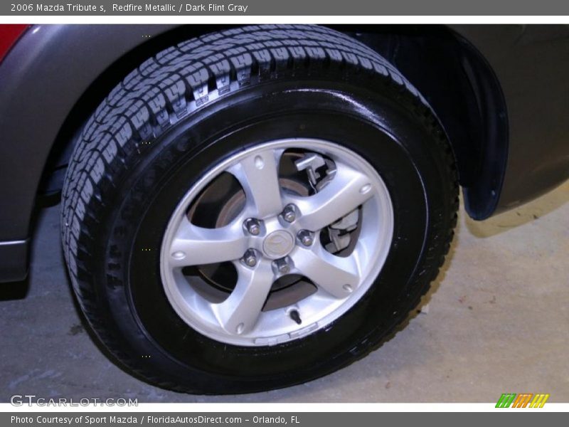 Redfire Metallic / Dark Flint Gray 2006 Mazda Tribute s