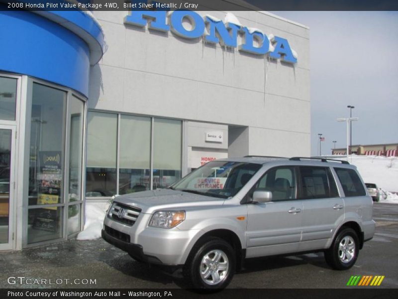 Billet Silver Metallic / Gray 2008 Honda Pilot Value Package 4WD