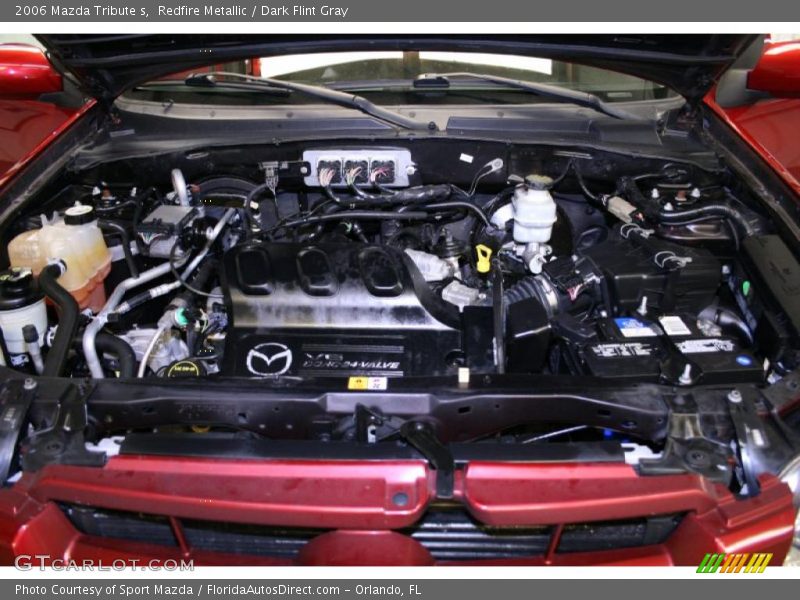 Redfire Metallic / Dark Flint Gray 2006 Mazda Tribute s