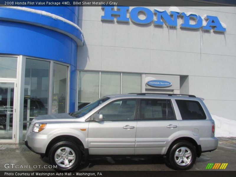 Billet Silver Metallic / Gray 2008 Honda Pilot Value Package 4WD