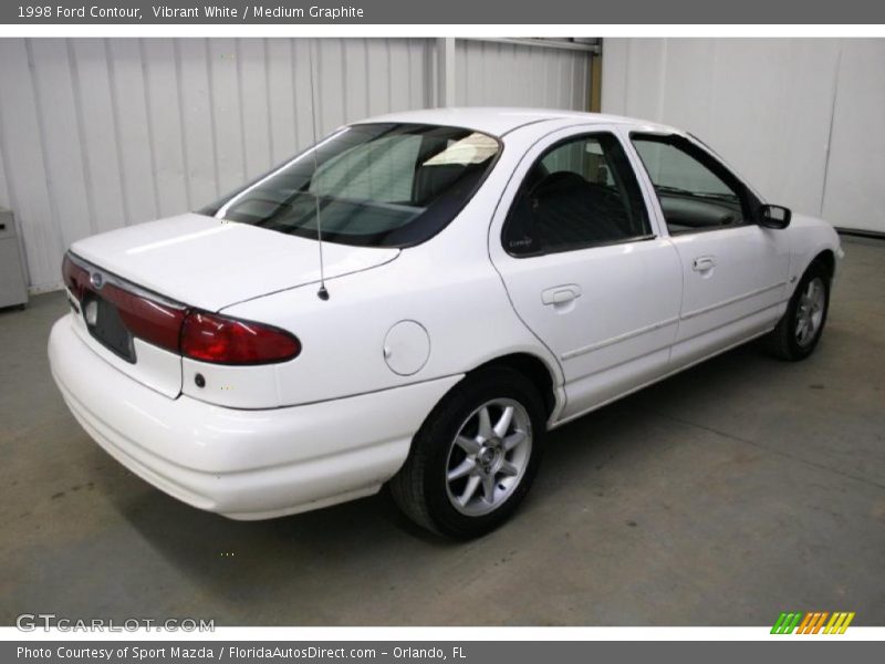 Vibrant White / Medium Graphite 1998 Ford Contour