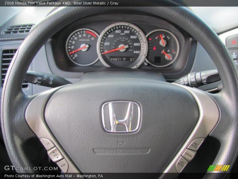 Billet Silver Metallic / Gray 2008 Honda Pilot Value Package 4WD