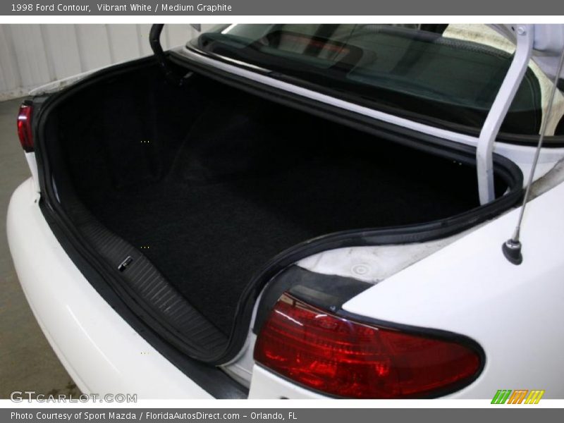 Vibrant White / Medium Graphite 1998 Ford Contour