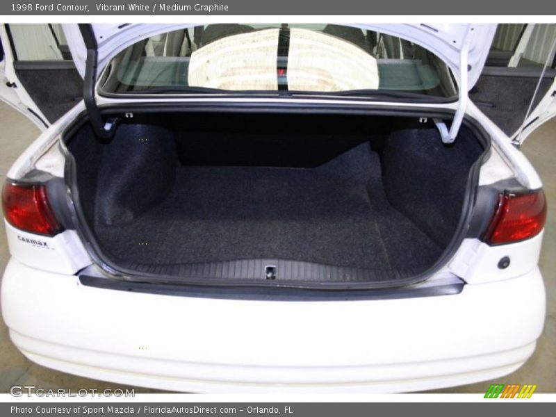 Vibrant White / Medium Graphite 1998 Ford Contour