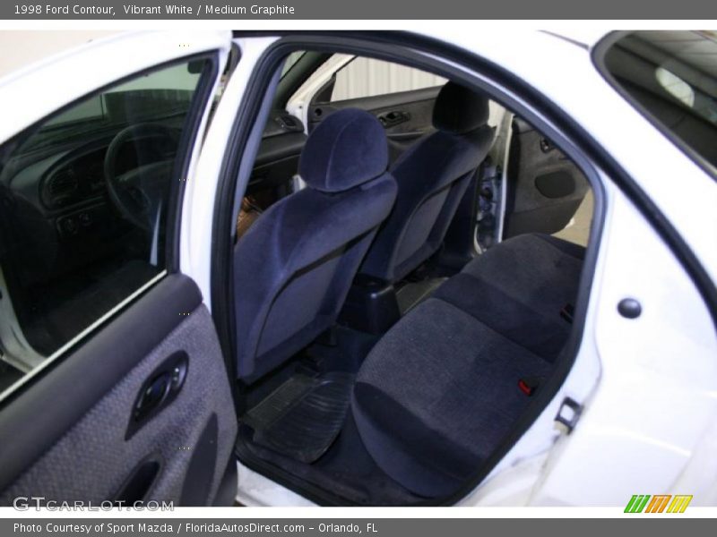 Vibrant White / Medium Graphite 1998 Ford Contour