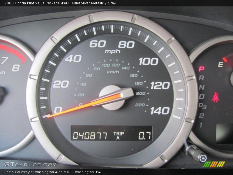 Billet Silver Metallic / Gray 2008 Honda Pilot Value Package 4WD
