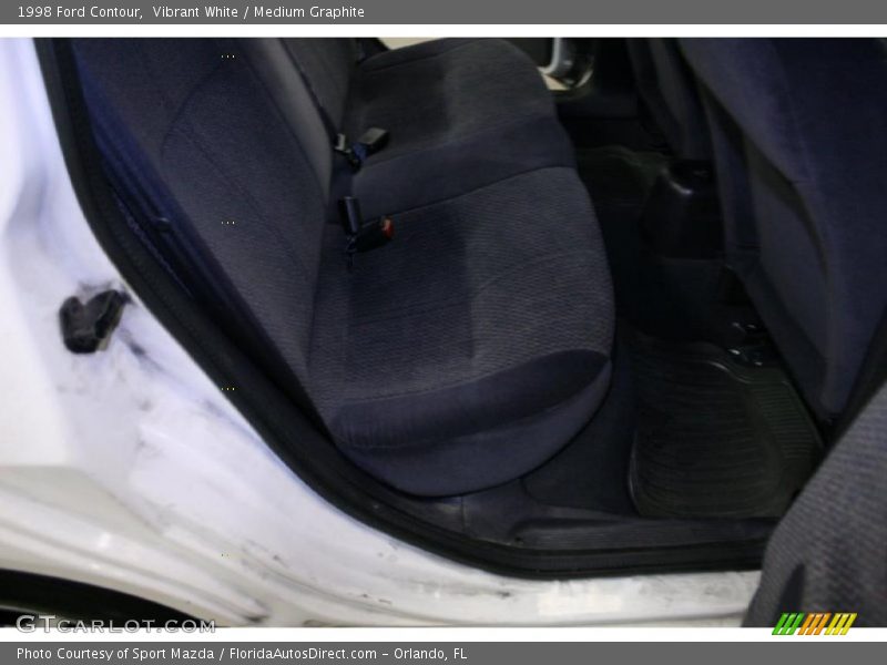Vibrant White / Medium Graphite 1998 Ford Contour