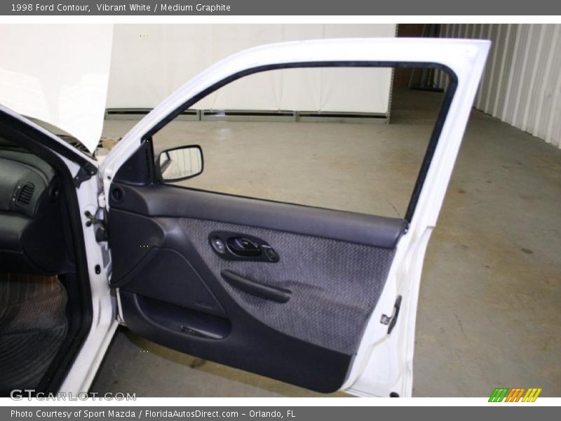 Vibrant White / Medium Graphite 1998 Ford Contour