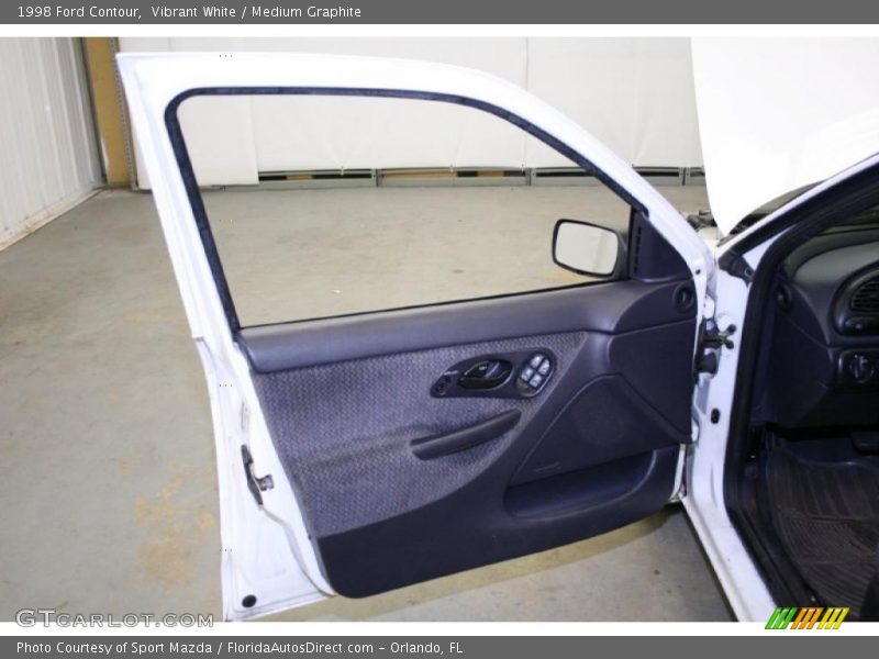 Vibrant White / Medium Graphite 1998 Ford Contour