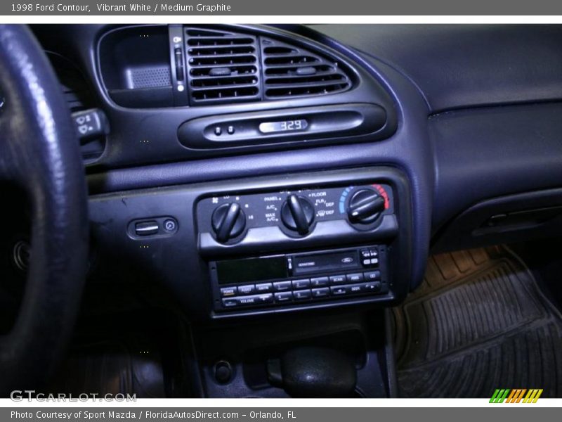 Vibrant White / Medium Graphite 1998 Ford Contour