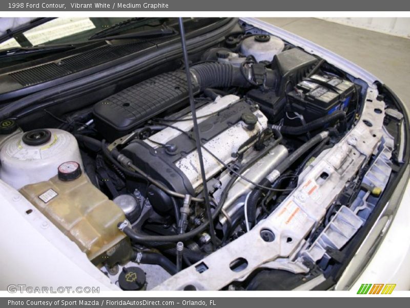Vibrant White / Medium Graphite 1998 Ford Contour