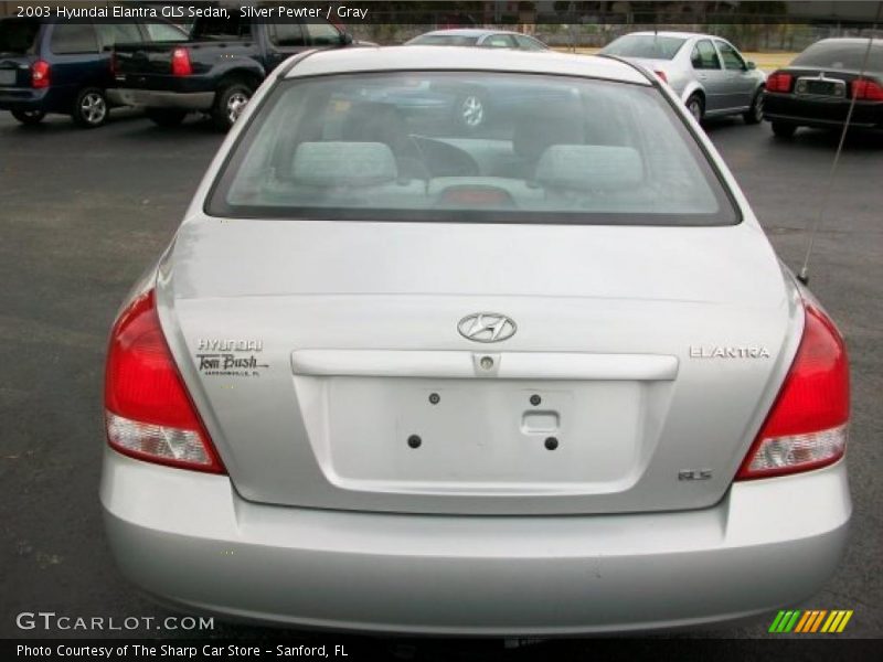 Silver Pewter / Gray 2003 Hyundai Elantra GLS Sedan