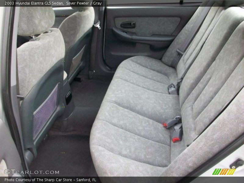 Silver Pewter / Gray 2003 Hyundai Elantra GLS Sedan