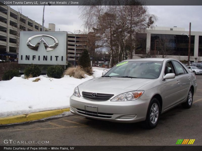 Lunar Mist Metallic / Stone 2004 Toyota Camry LE